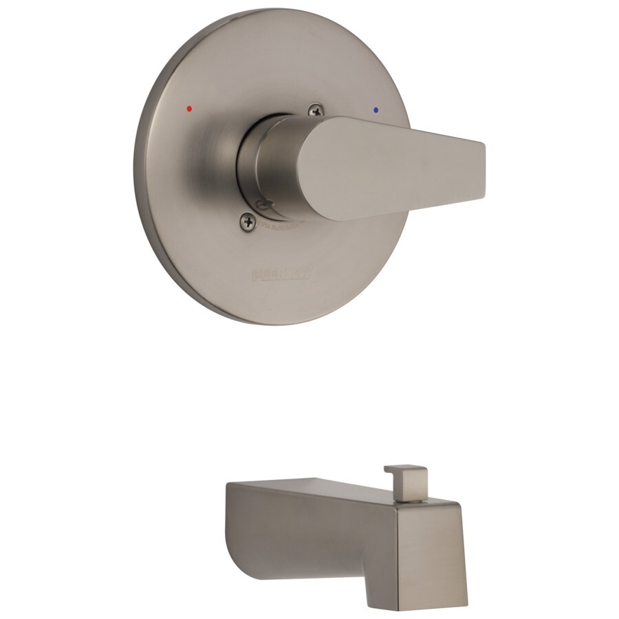 Peerless Xander Brushed Nickel 1Handle Bathtub Faucet at
