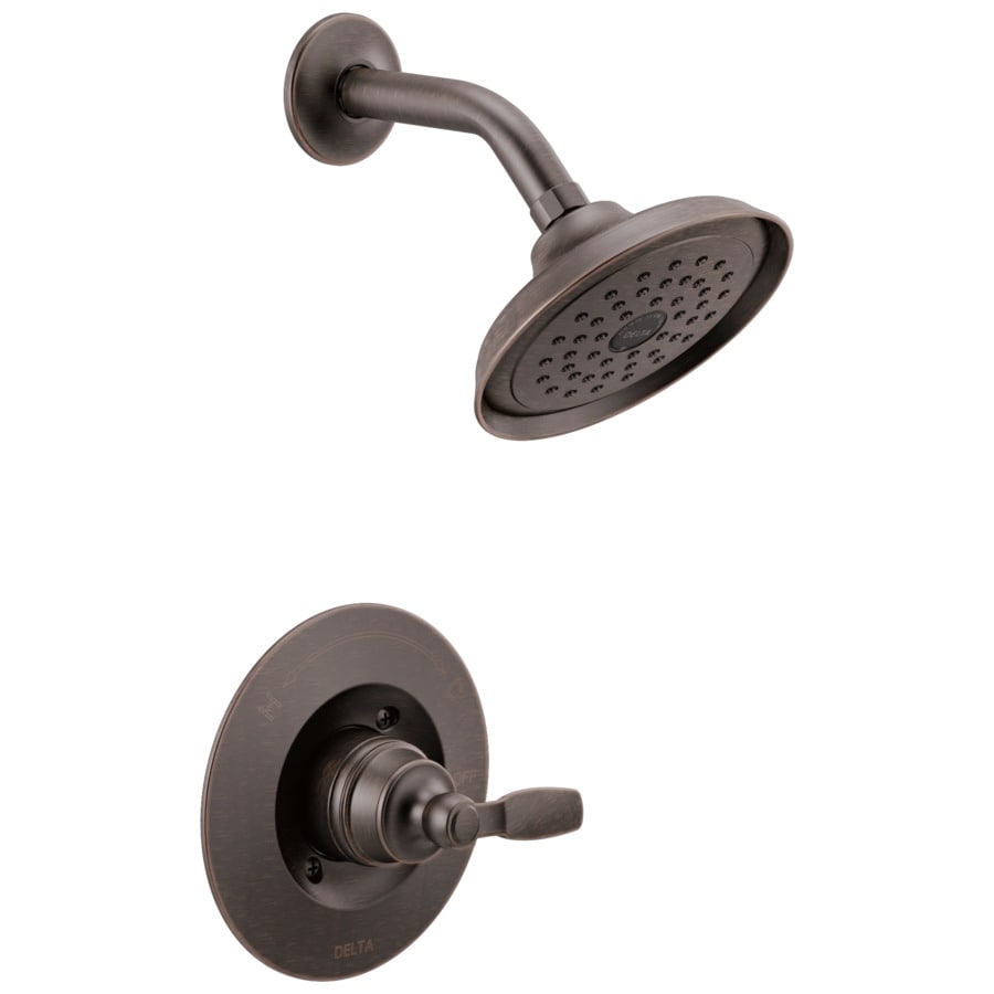 Delta Woodhurst Venetian Bronze 1 Handle Shower Faucet At Lowes Com   034449873673 