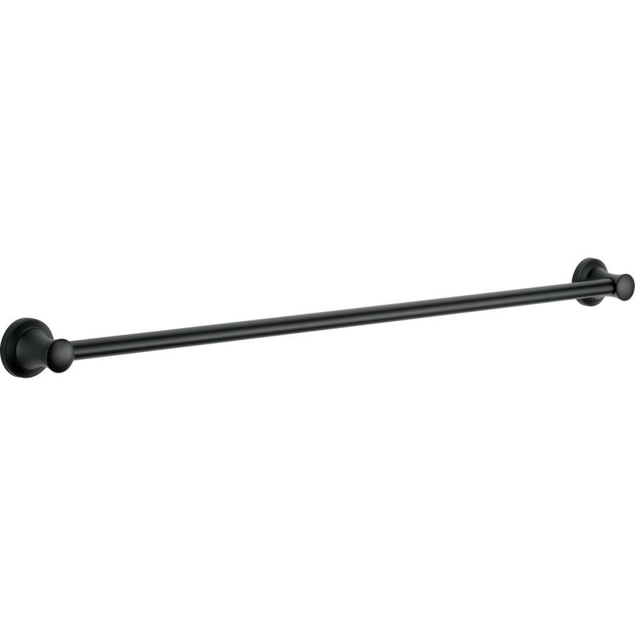 Delta Transitional 42-in Flat Black Wall Mount Grab Bar