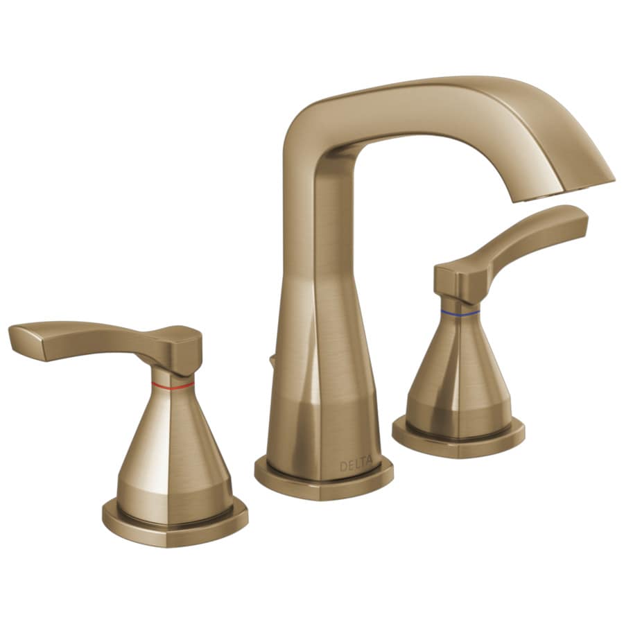 Delta Stryke Champagne Bronze 2 Handle Widespread Watersense