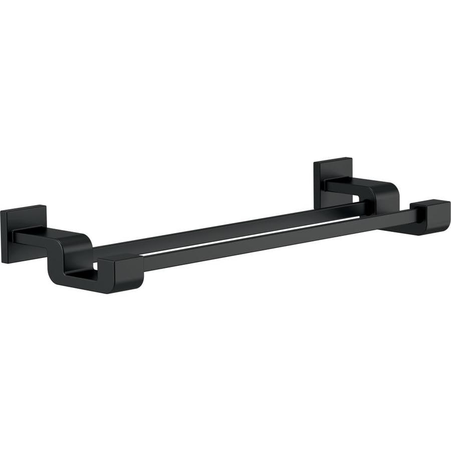 Double Black Towel Bars at Lowes.com