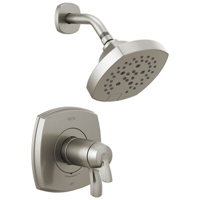 Delta Stryke Stainless 2 Handle Shower Faucet At Lowes Com