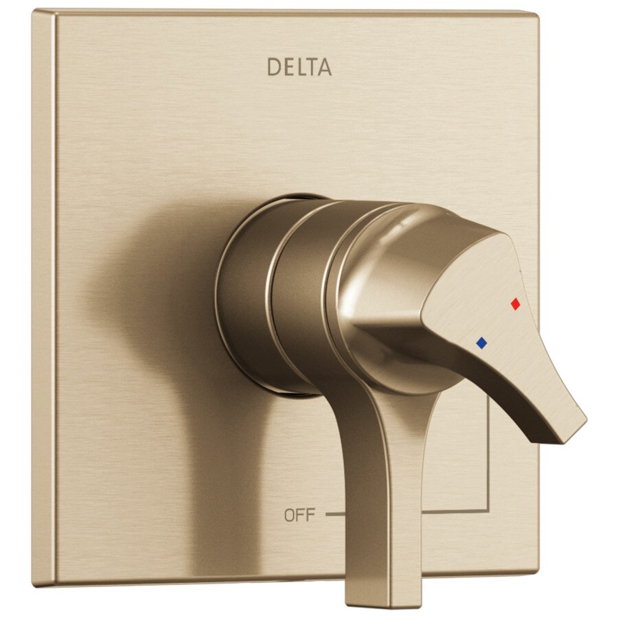 Delta Zura Champagne Bronze 1handle Bathtub and Shower Faucet at