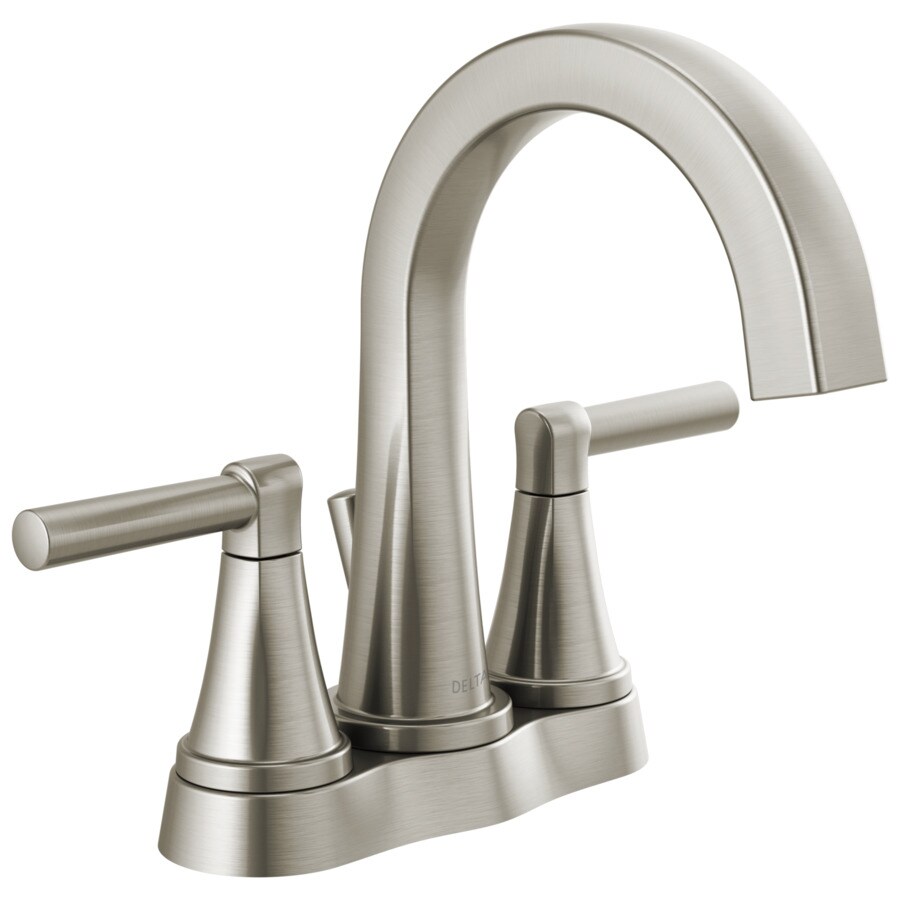 Delta Becker Spotshield Brushed Nickel 2-Handle 4-in ...