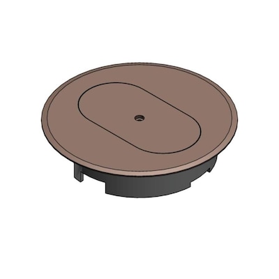 Carlon Round Plastic Electrical Box Cover At Lowes Com