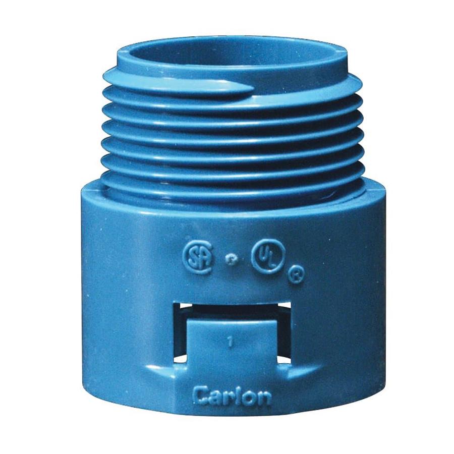 CARLON 1in Adapter Coupling Conduit Fittings in the Conduit Fittings department at