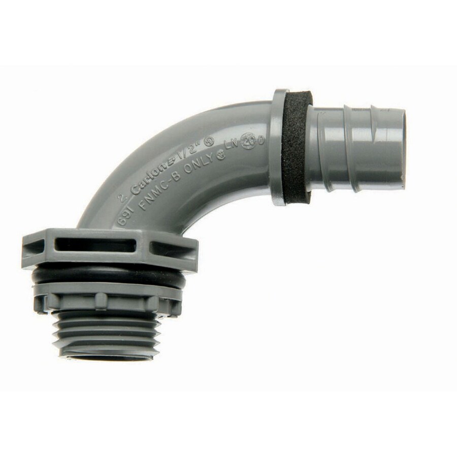 CARLON 1/2in Right Angle Type Coupling Conduit Fitting in the Conduit