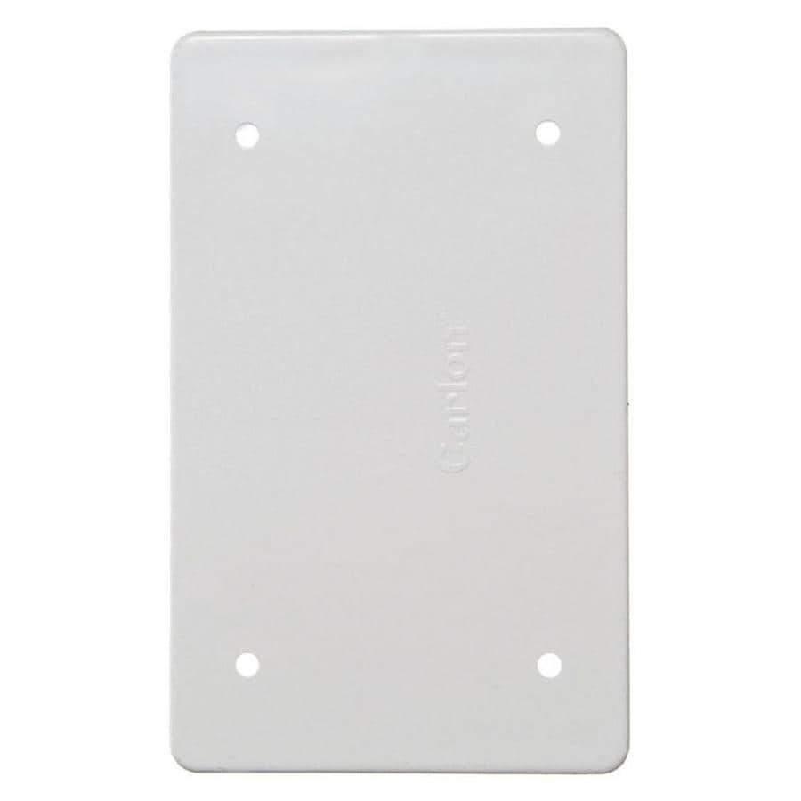 CARLON 1Gang Rectangle Plastic Weatherproof Electrical Box Cover at