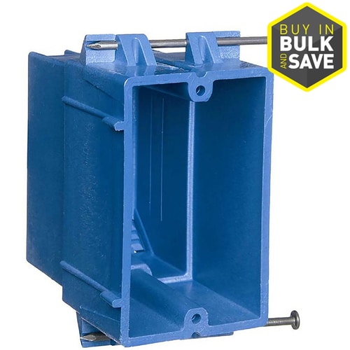 CARLON Super Blue 1Gang Blue Plastic New Work Standard Switch/Outlet