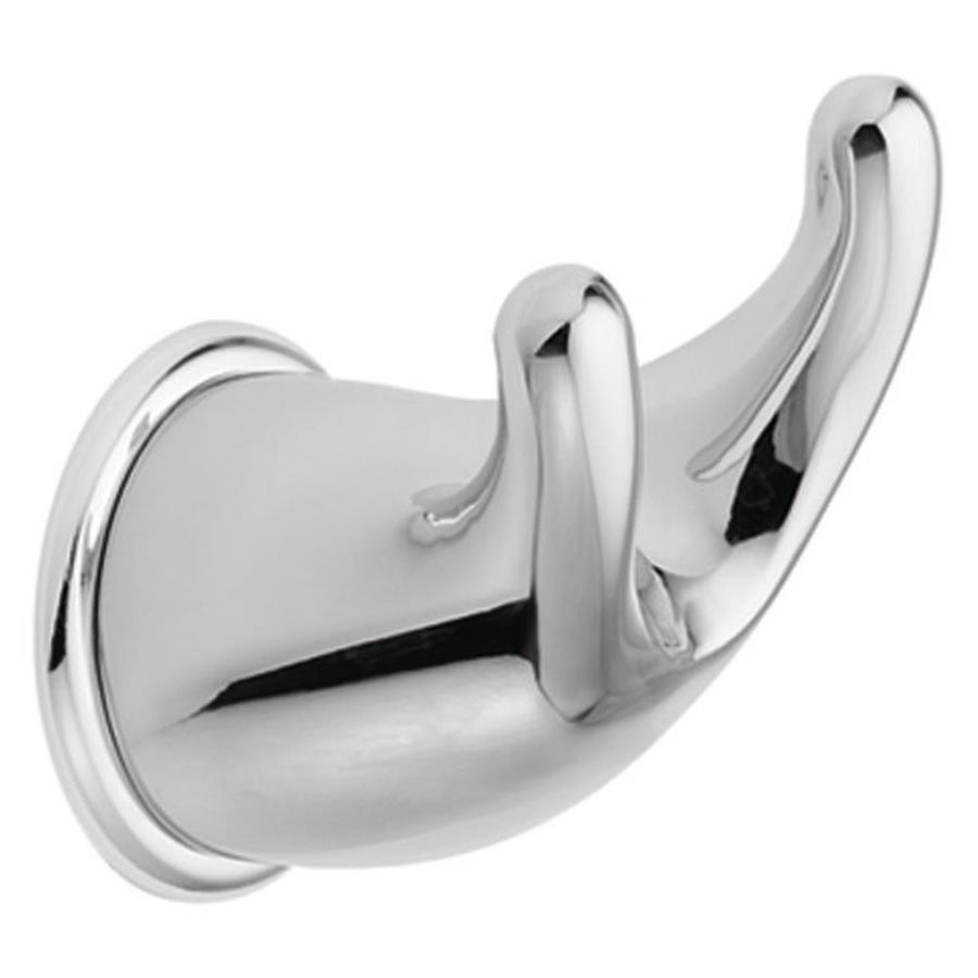 Moen Mason 2-Hook Chrome Towel Hook at Lowes.com