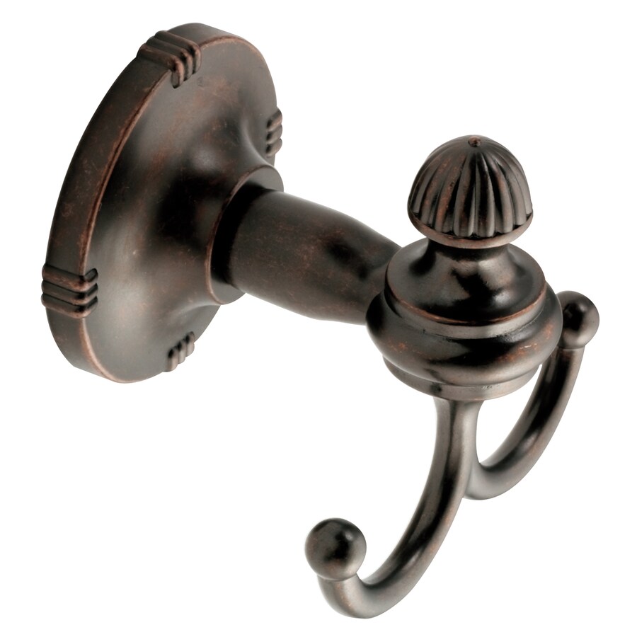Moen Gilcrest Double Hook Oil Rubbed Bronze Towel Hook in the Towel