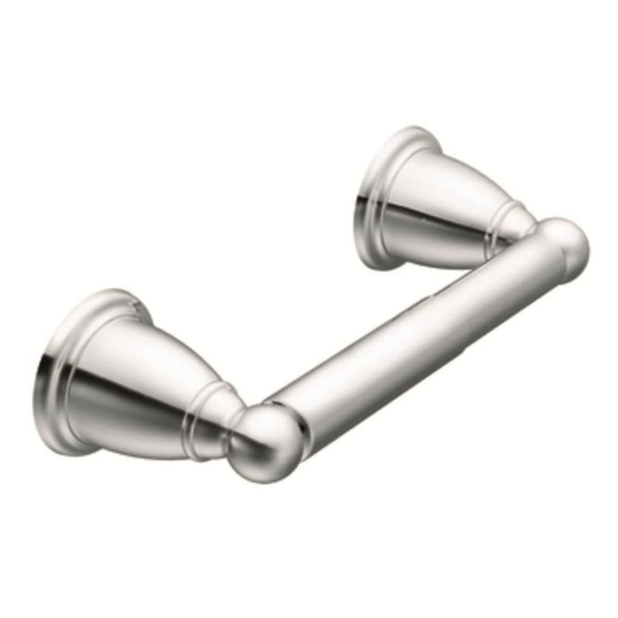 Moen YB2208CH Brantford Chrome Wall Mount Spring-Loaded Toilet Paper Holder