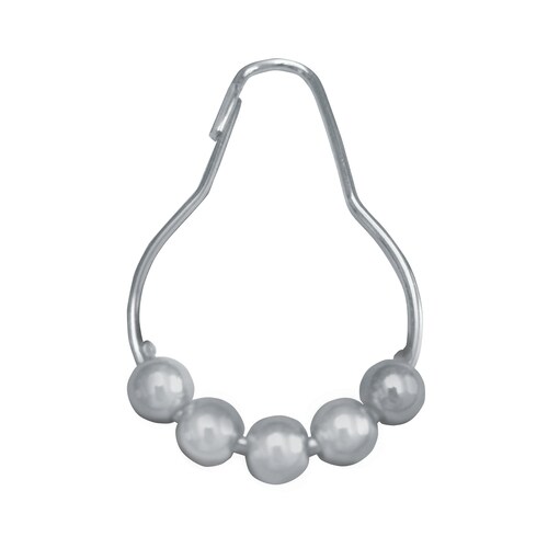 Moen Shower Curtain Rings in Chrome (12Pack) in the Shower Rings