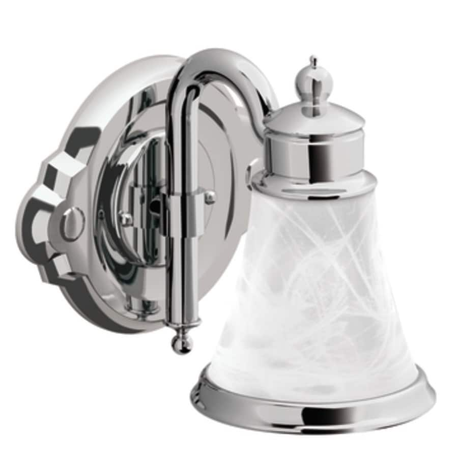 Moen Waterhill 1 Light 6 6 In Chrome Globe Vanity Light At Lowes Com   034584015440 