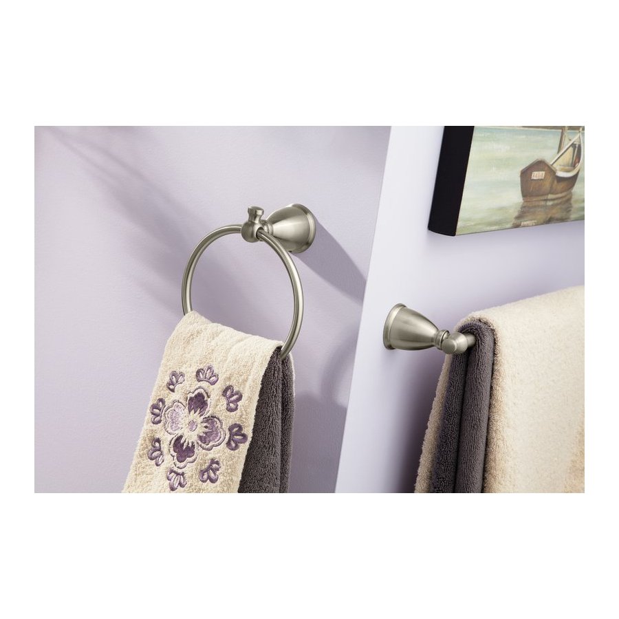 Moen Caldwell 18in Chrome Wall Mount Single Towel Bar at