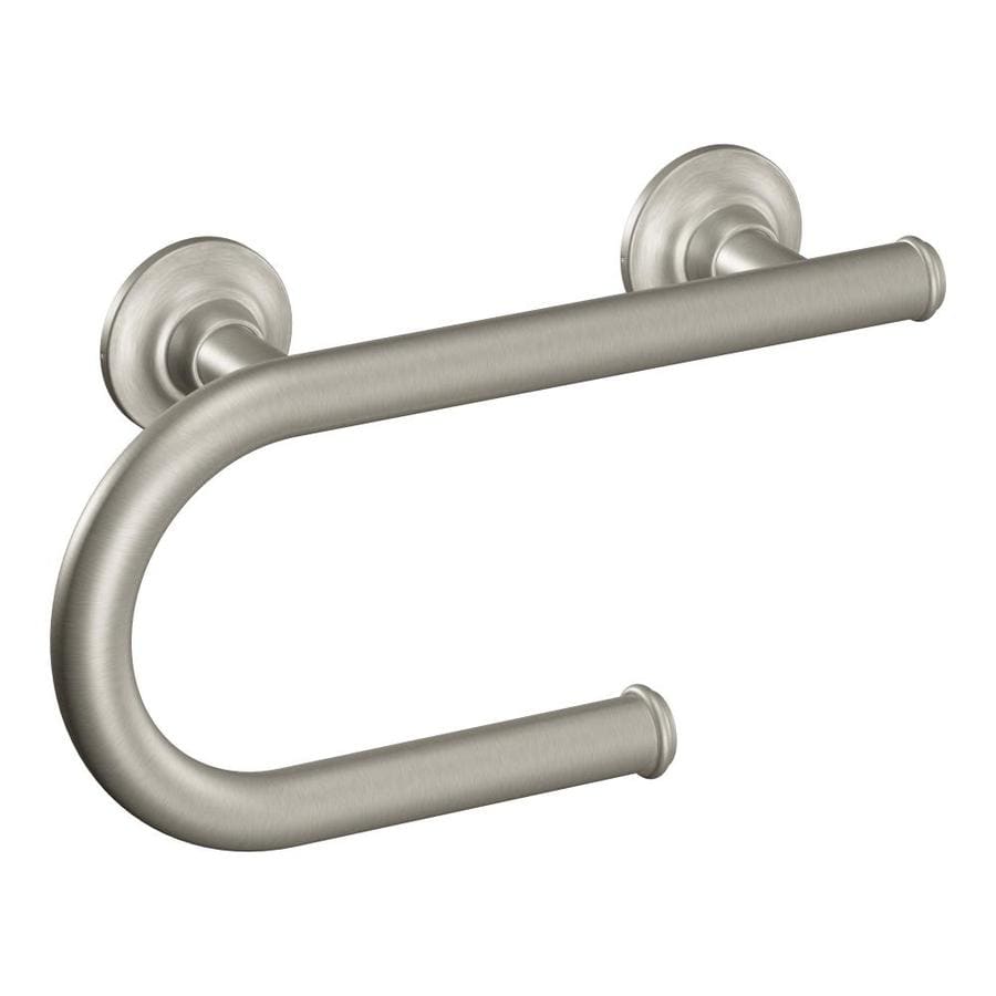 Moen Home Care Brushed Nickel Wall Mount Grab Bar at Lowes.com
