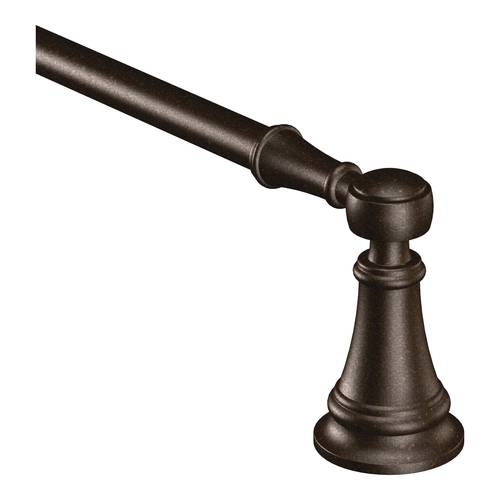 Moen Weymouth 18-in Oil Rubbed Bronze Wall Mount Single Towel Bar