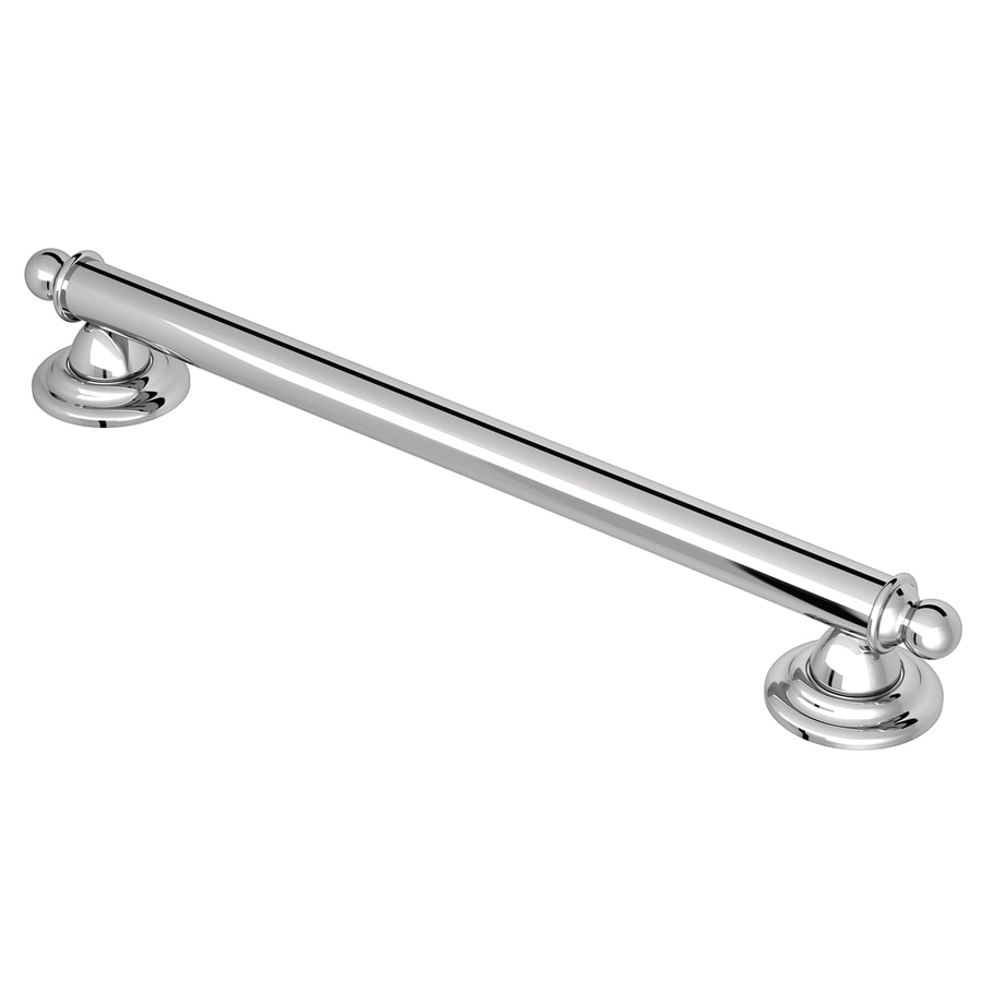 Moen Brantford 24in Chrome Wall Mount (ADA Compliant) Grab Bar in the Grab Bars department at