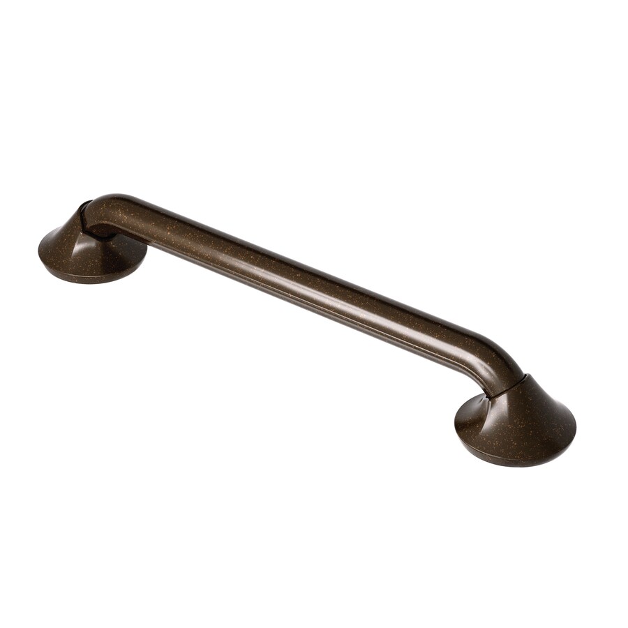 Moen Eva 12 In Oil Rubbed Bronze Wall Mount Grab Bar At Lowes Com   034584024305 