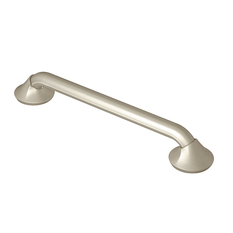 Moen Eva 24in Brushed Nickel Wall Mount Grab Bar at