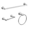 Moen 3-Piece Weymouth Chrome Decorative Bathroom Hardware Set at Lowes.com