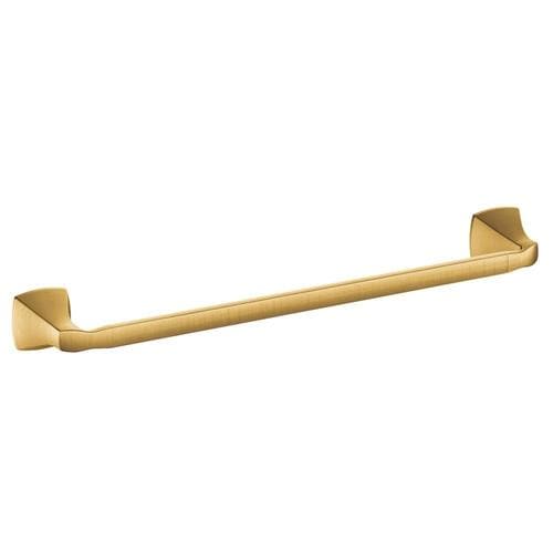 Moen Voss 18in Brushed Gold Wall Mount Single Towel Bar in the Towel