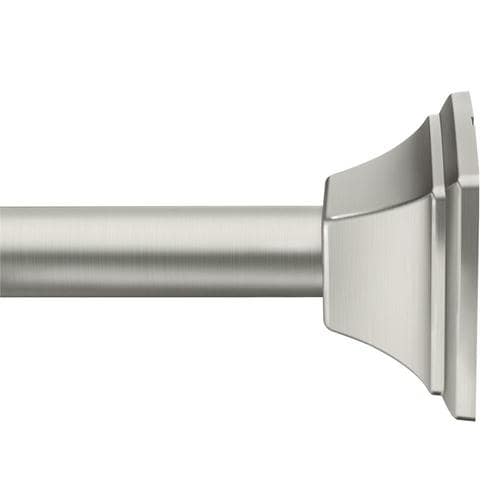 Moen 44-in To 72-in Brushed Nickel Tension Single Straight Shower Rod ...