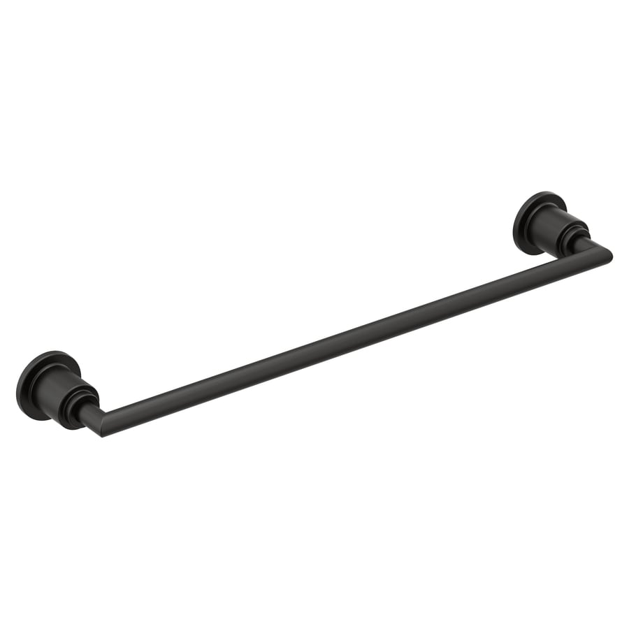 matte black towel stand