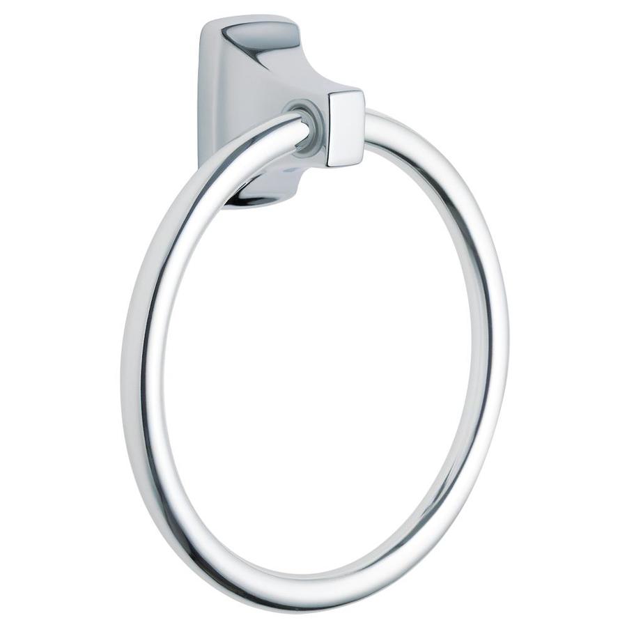 Shop Moen Contemporary Chrome Wall Mount Towel Ring at