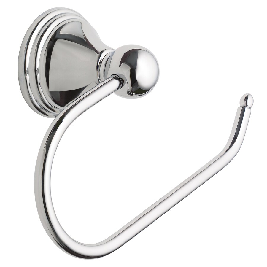 Moen Preston Chrome Wall Mount Single Post Toilet Paper Holder in the