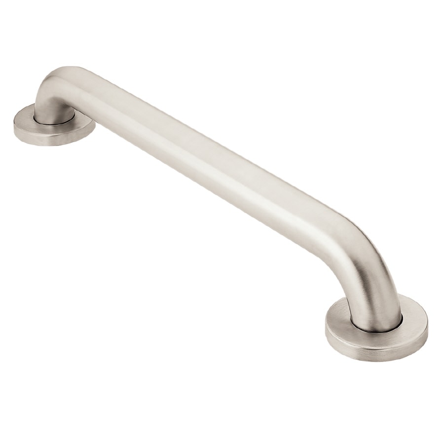 Shop Moen Home Care Stainless Steel Wall Mount Grab Bar at