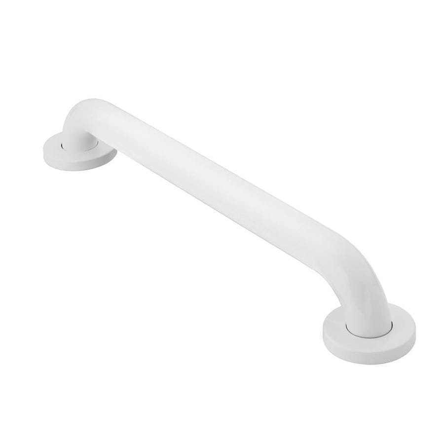 Shop Moen Home Care White Wall Mount Grab Bar at