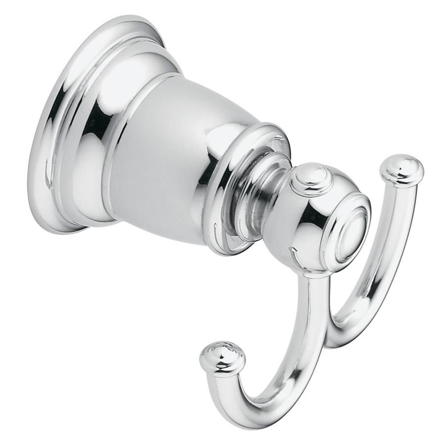 Moen YB5403CH Kingsley Double Hook Chrome Towel Hook