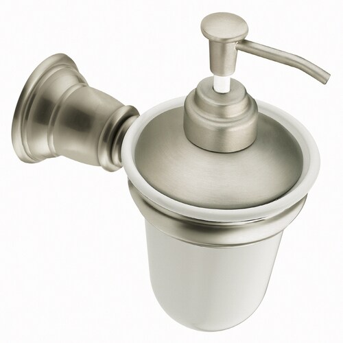 Moen Brushed Nickel Soap Dispenser at