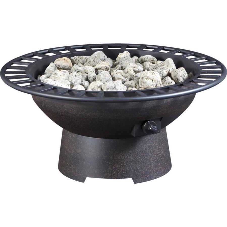 Garden Treasures 35-in W 50,000-BTU Copper Steel Propane ...