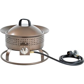 Bond 18.5-in W 54,000-BTU Bronze Portable Steel Liquid ...