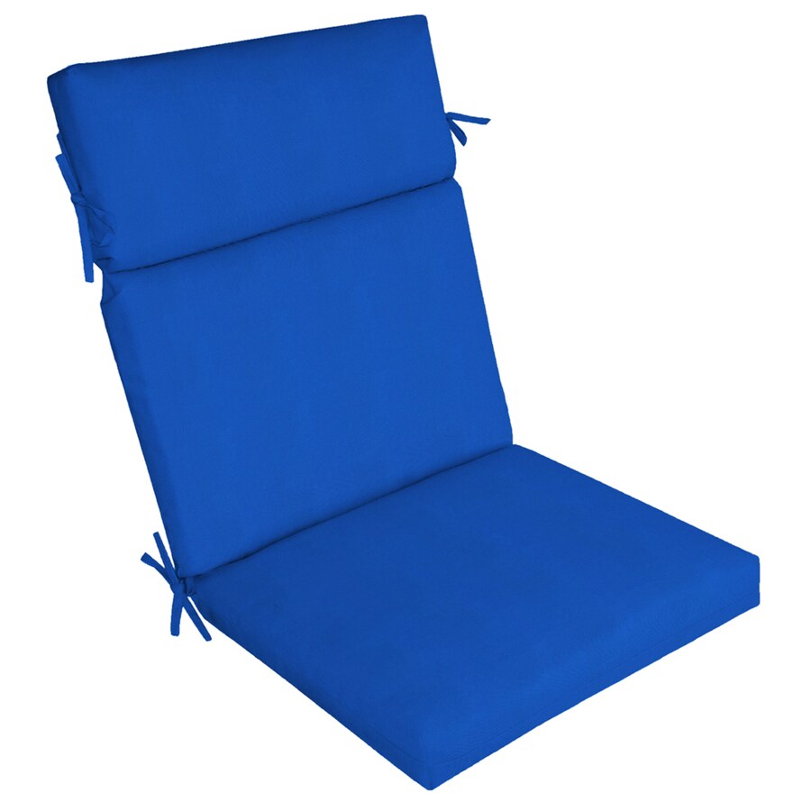 Sunbrella LL02715B Pacific Blue Reversible Indoor/Outdoor Chair Cushion
