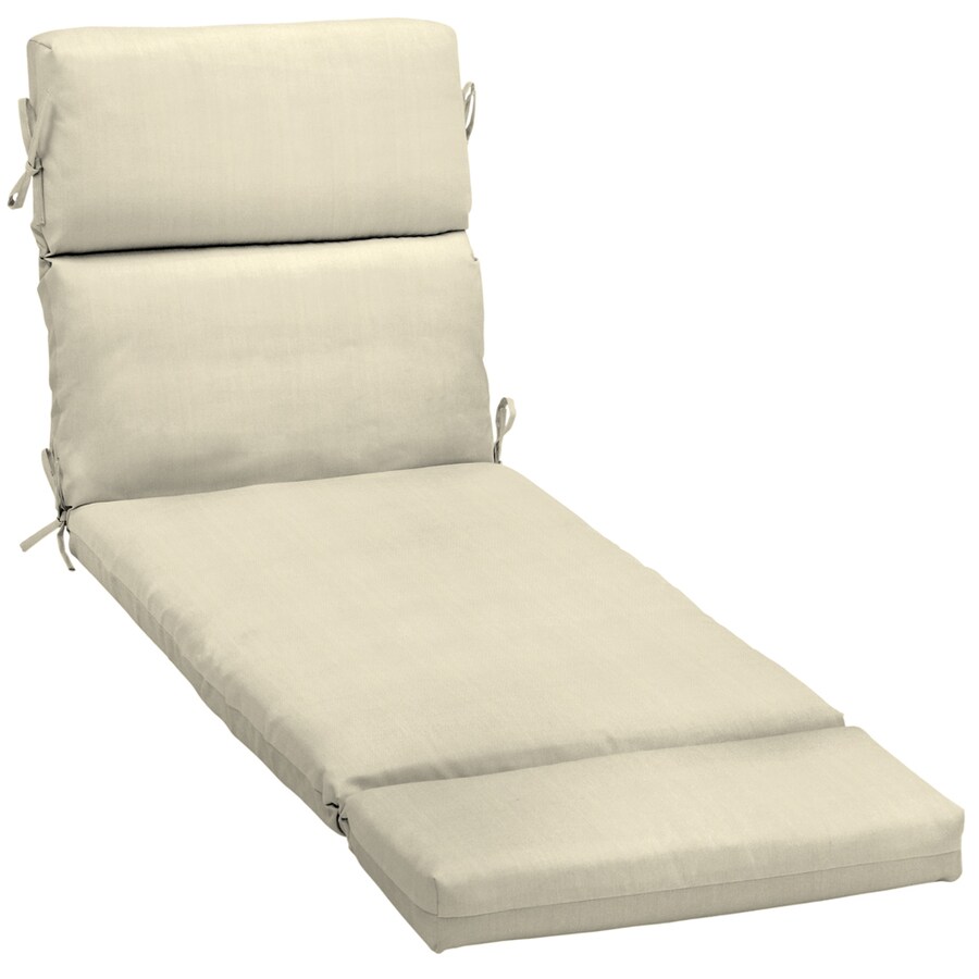 Sunbrella L326717B Canvas Reversible Indoor/Outdoor Chaise Cushion