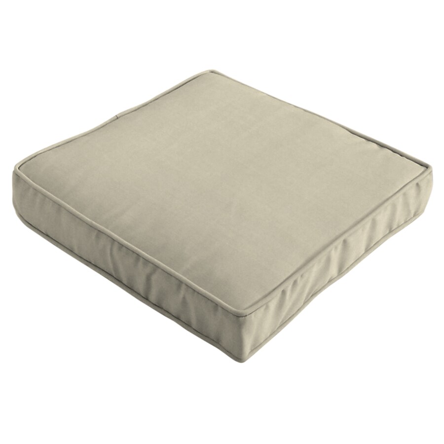 Sunbrella L326763B Canvas Reversible Indoor/Outdoor Seat Pad