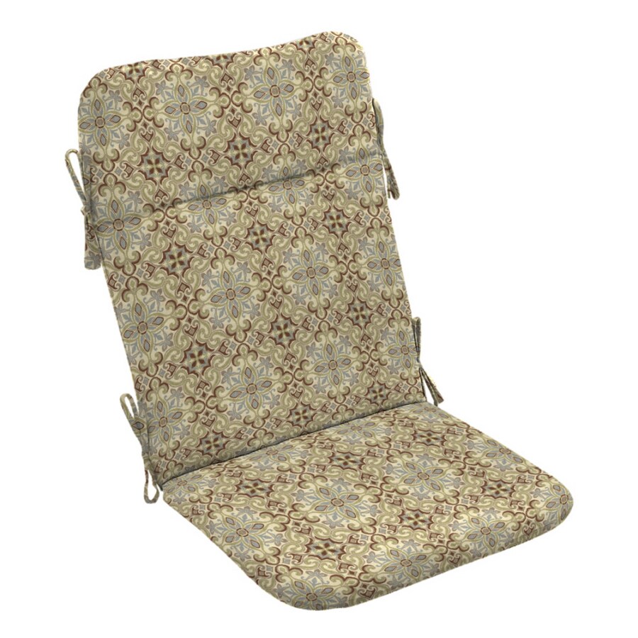 Arden Outdoor Underwood Damask High Back Tuck Chair Cushion at