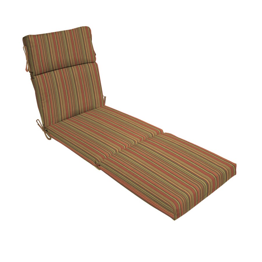 Arden Outdoor La Madera Red Chaise Cushion at Lowes.com