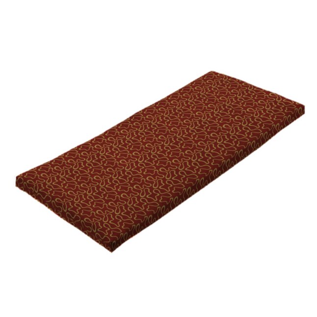 Arden Outdoor A586144B Endora Red & Tan Porch Swing Cushion