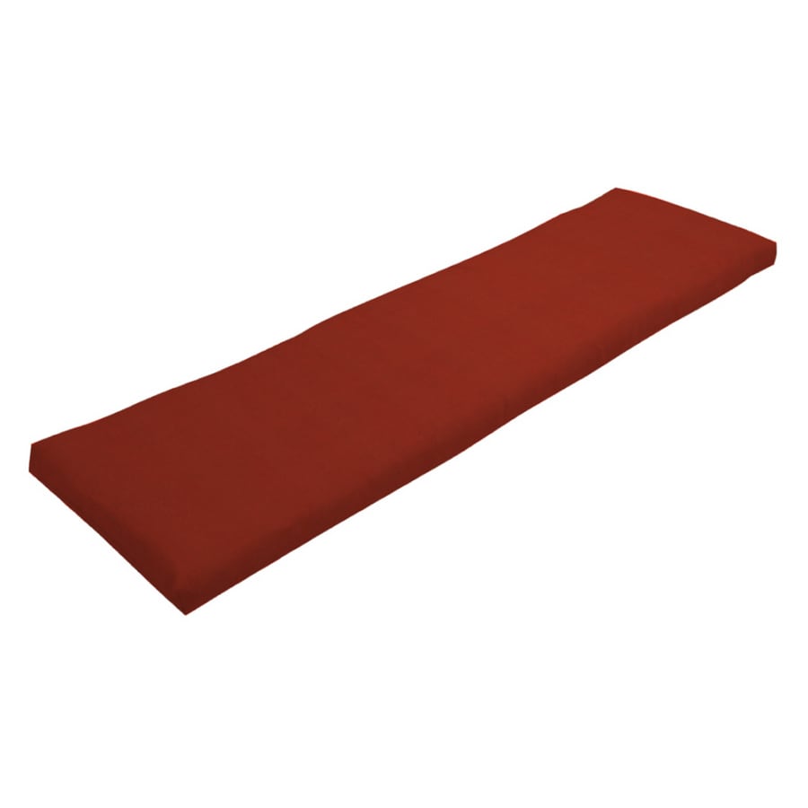 Arden Outdoor Dominica Texture Red Bench Cushion At Lowes Com