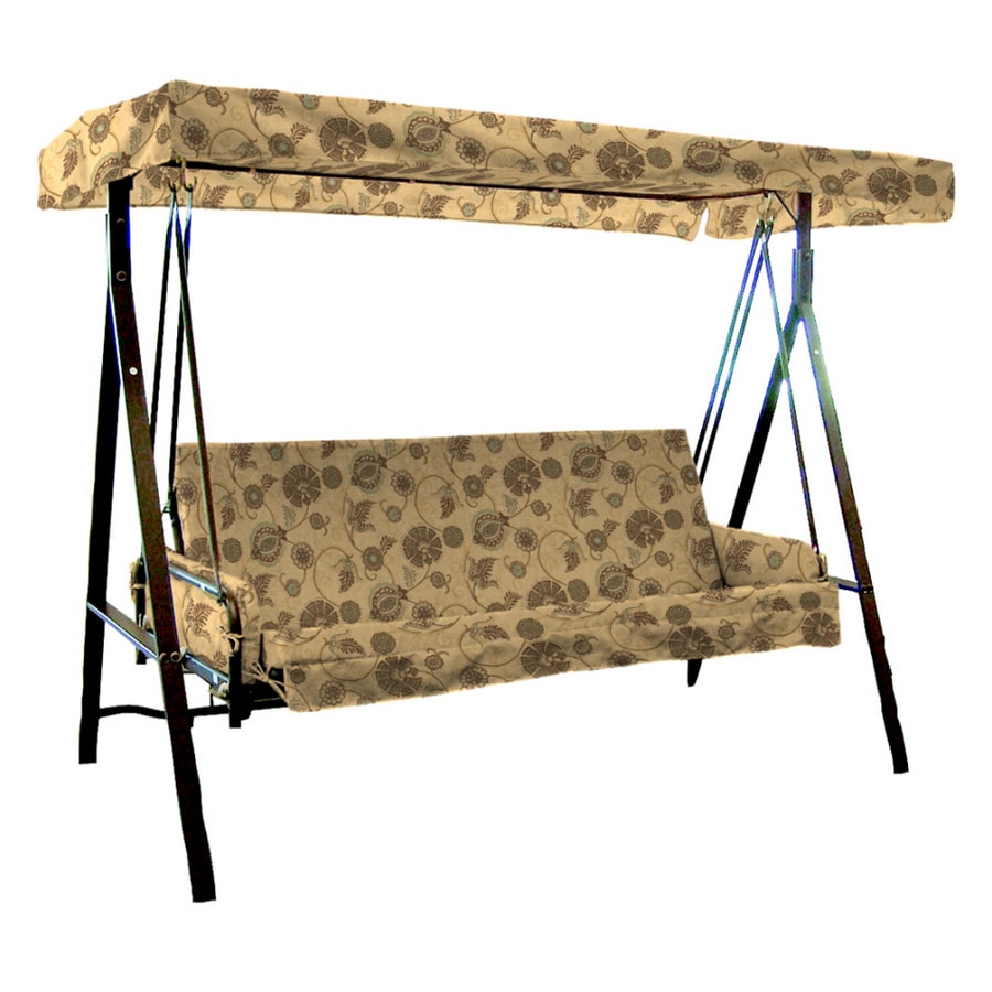 Arden Outdoor L573815B Cranston Floral Swing Canopy Set
