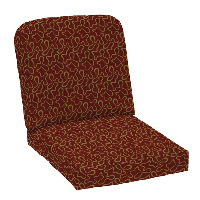 Arden Outdoor A586002B Regency Chair Endora Red & Tan Slip Covers