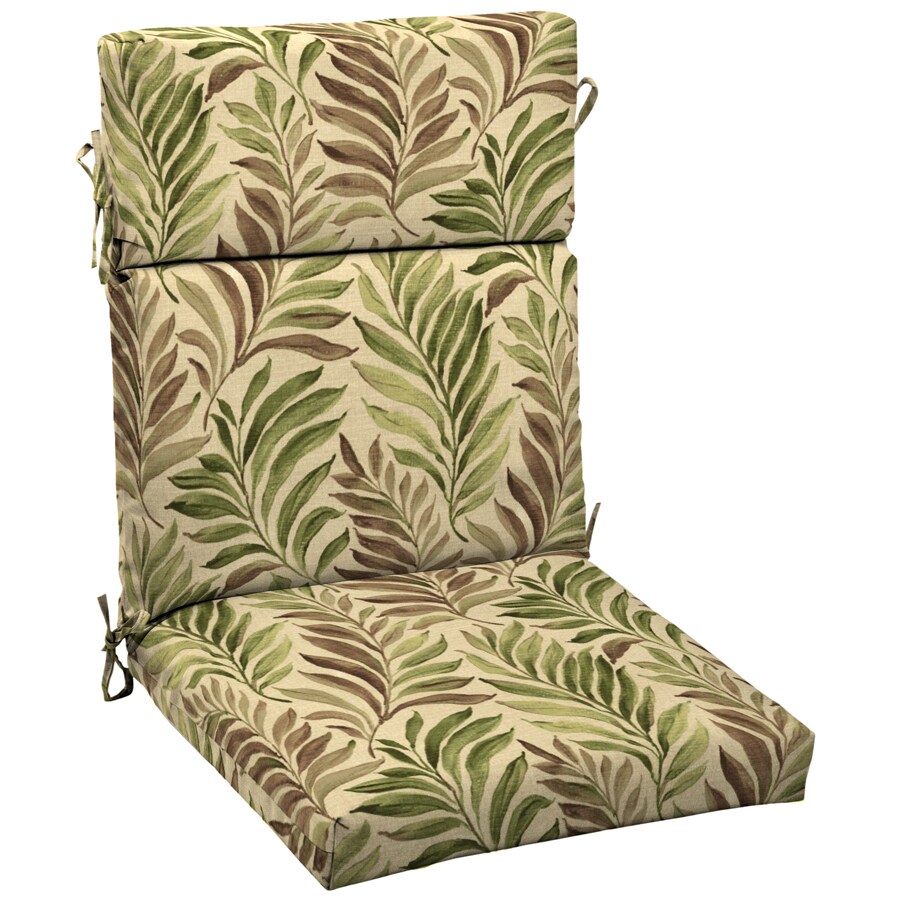 Garden Treasures 46-in L x 22-in W Leaf Dark Green Tropical Chair ...