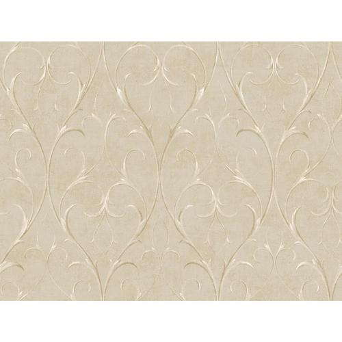 York Wallcoverings Inspired by Color Metallics Book 60.75sq ft Taupe