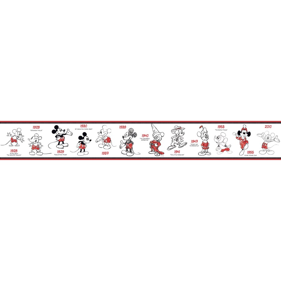 Inspired By Color DK5912BD 6-in Multicolor Prepasted Wallpaper Border
