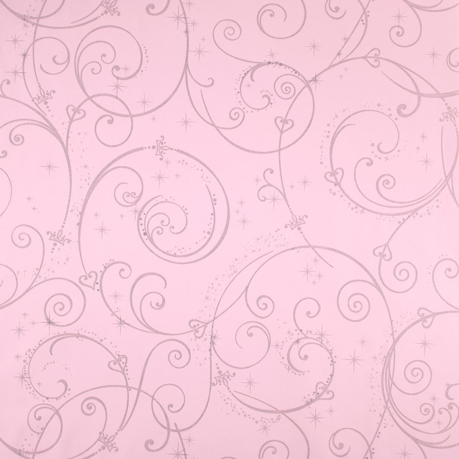 York Wallcoverings Kids Book Pink with Glitter Paper ...