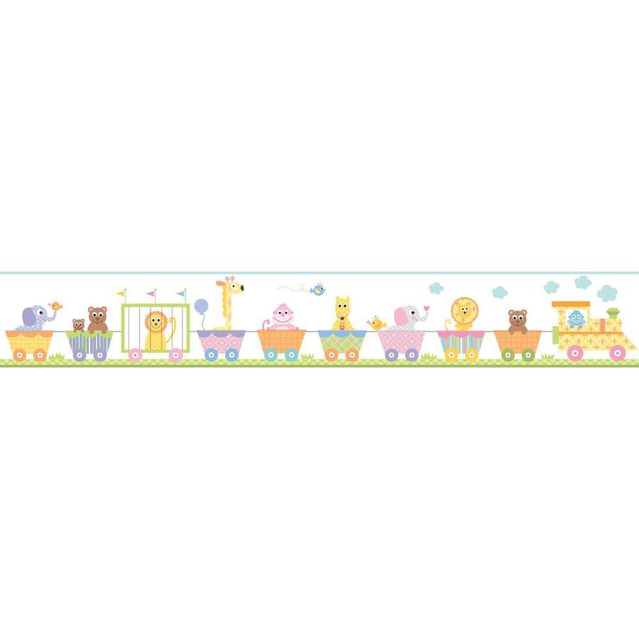 Inspired By Color YS9148BD 9-in Multicolor Prepasted Wallpaper Border